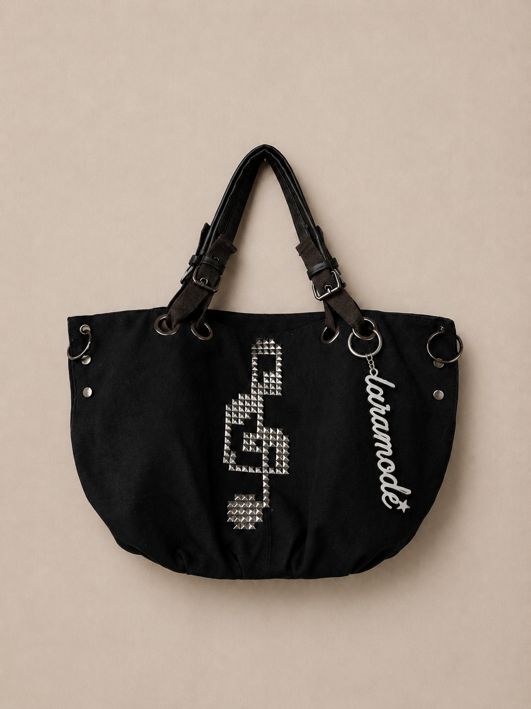 Echo Punk Canvas Messenger Tote