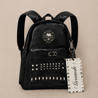 Obsidian Croc Skull Backpack