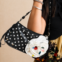Luna Bloom Polka Shoulder Bag