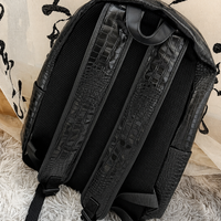 Obsidian Croc Skull Backpack
